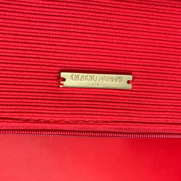 Giorgio Armani Vibrant Red Wristlet - Picture 15 of 15